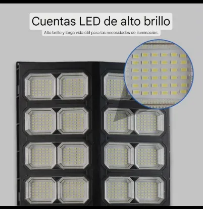 Imagen de Lampara LED Solar tipo Poste 1600w Exterior